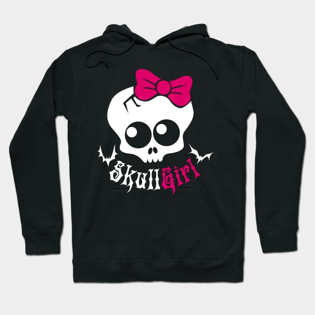 Skull Girl Hoodie by sevencrow